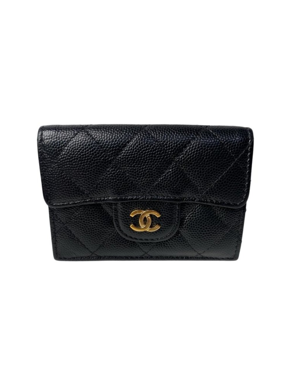 Chanel Quilted Classic Small Trifold Wallet